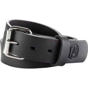 1791 Gunleather BLT014246SBLA 01 Gun Belt Stealth Black Leather 42/46 1.50" Wide Buckle Closure