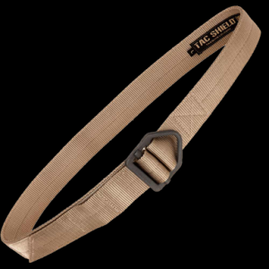 Tacshield T32XLTN Tactical Riggers Belt Coyote Webbing 42-46" 1.75" Wide Rigger Buckle Closure