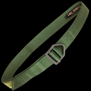 Tacshield T32XLOD Tactical Riggers Belt OD Green Webbing 38"-42" 1.75" Wide Rigger Buckle Closure
