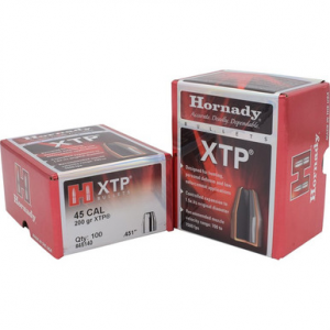 Hornady Traditional Pistol Bullets 45 Cal. .451 200 gr. XTP 100 box