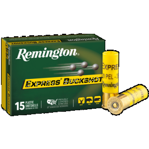 REMINGTON Ammunition 26877 Express Buckshot 20gauge 2.75" 3buck Shot 15 Rounds