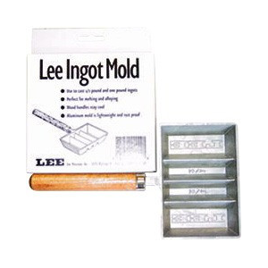 Lee Precision 90029 Ingot Mold Silver Aluminum/Wood