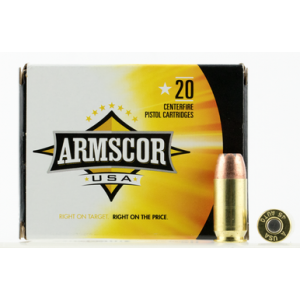 ARMSCOR Defense Pistol Ammo 45 Acp 230 Gr. Jhp 20 Rd.