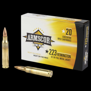 Armscor Range Rifle Ammo 223 Rem. 62 gr. FMJ 20 rd.