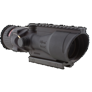 Trijicon 100006 ACOG Black Hardcoat Anodized 6x 48mm Illuminated Red Chevron 50 BMG Reticle