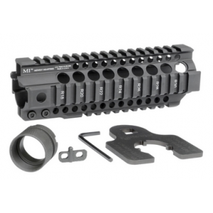 Midwest Industries Combat Rail T-Series AR-15 Aluminum Handguard - Black | 9.25" | Quad Rail