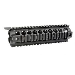 Midwest Industries AR-15 Aluminum Two Piece Drop In Handguard - Black | 9" | Gen 2 | Mid Length