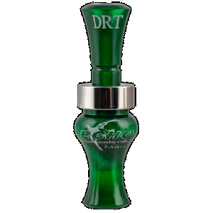 Echo Calls 79021 Timber Double Reed Mallard Hen Sounds Attracts Ducks Green Pearl Acrylic