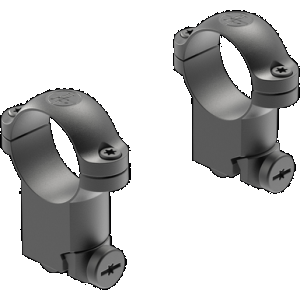 Leupold 49944 Ringmounts Matte Black Ruger M77 1" Super High