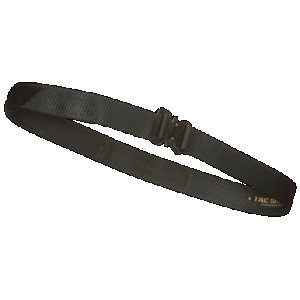 Tacshield T30XLBK Tactical Gun Belt Black Webbing 42-46" 1.50" Wide Buckle Closure