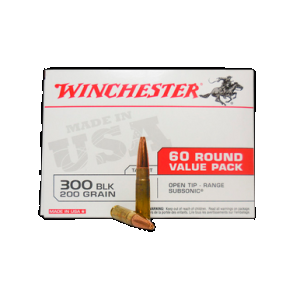 WINCHESTER Usa Rifle Ammo 300 Blackout 200 Gr. Fmjot 60 Rd.