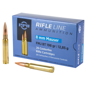 Prvi Partizan PPU PP8F 8mm Mauser Full Metal Jacket 198 Grain 20 Rounds