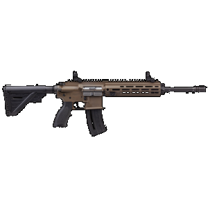 HK 81000529 HK 416 Sports South Exclusive 22 LR 10+1 16.10" Black Steel Threaded Barrel Aluminum w/M-LOK & Picatinny Rail Flat Dark Earth Aluminum Receiver Black Retractable Stock Right Hand