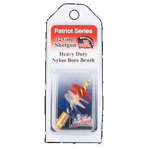 Pro-Shot PS12 Patriot Series Bore Brush 12 Gauge Shotgun #5/16-27 Thread Nylon Bristles Brass Core