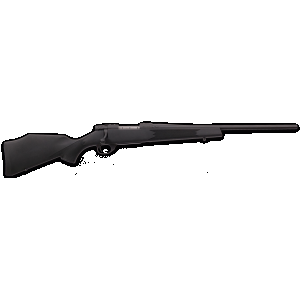 Weatherby Vanguard Synthetic Compact 22-250 Rem 20" 5 Rounds Matte Blued Threaded Barrel