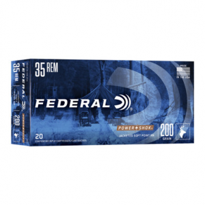 Federal Power-Shok Rifle Ammunition .35 Rem 200 gr RNSP 2080 fps - 20/box