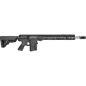 Rock River Arms 243A1534BT LAR-BT3 Predator HP 243 Win 20+1 20" Stainless Fluted Barrel, Black Billet Rec, OEM Operator CAR Stock & Operator Brake, 17" M-LOK Handgaurd, Hogue Rubber Grip