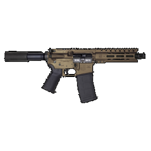 Diamondback DB1912K071 DB15 AR Pistol Carbine Length 5.56x45mm NATO 7" 30+1 Midnight Bronze Buffer Tube Stock