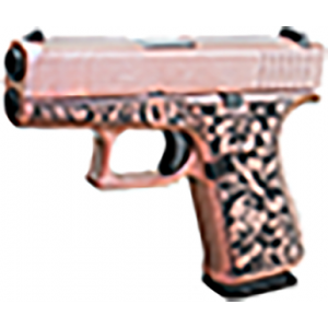 Glock UI4350204HIBCHIM G43 Sub-Compact Frame 9mm Luger 6+1 3.41" Black Steel Barrel Serrated Steel Slide Polymer Frame Right Hand