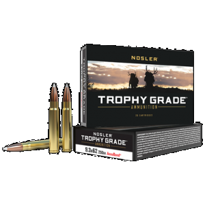 NOSLER 48634 Trophy Grade 9.3mmx62mauser 250gr NOSLER Accubond 20 Rounds