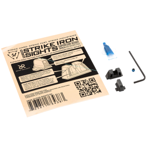 Strike Industries Strike Industries P320SIGHTSSH Strike Iron Sights Black/Blank Front Sight Black/Blank Rear Sight Sig Sauer P320 with Rear Dovetail Suppressor Height - $36.95 at Shooting Surplus