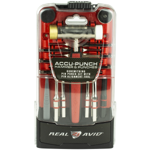 Real Avid Real Avid AVHPS Accu-Punch Hammer & Punches Steel Red Rubber Handle - $44.99 at Shooting Surplus