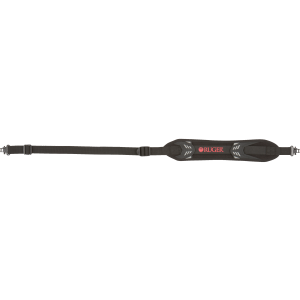 Ruger 27834 Mesa Sling Adjustable Length Black with Red Ruger Logo Neoprene with 500 lbs Tested Swivels