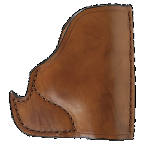 Bulldog MLTIP Inside The Pocket Tan Leather Fits Micro Pistols 22/25/380 Fits Ruger LCP/Walther PPK Ambidextrous