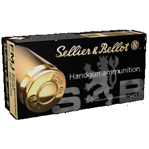 Sellier & Bellot 380 ACP Full Metal Jacket 92 Grain 50 Rounds