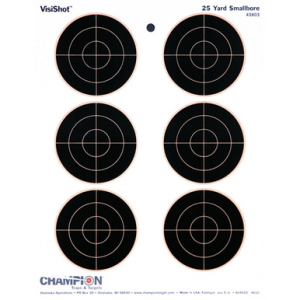 Champion Targets 45803 Visishot Circle Targets, 3 (10 Pack)