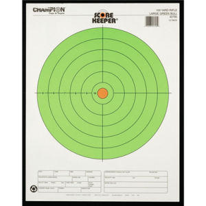 Champ 100yd Large Green Bull 12pk