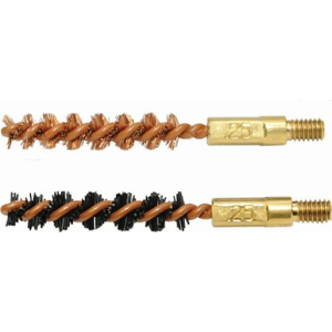 Otis FG265NB Bore Brush Set 6.5mm/264/260 Cal 8-32" Thread 2" Long Bronze/Nylon Bristles 2 Per Pkg