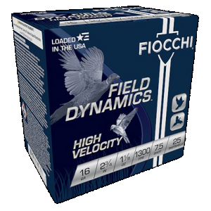 FIOCCHI High Velocity Hunting Loads 16 Ga. 2.75 In. 1 1/8 Oz. 7.5 Shot 25 Rd.