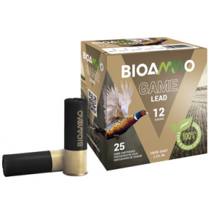 BIOAMMO HB Pheasant Shotgun Ammo 12 ga. 1 1/4 oz. 4 Shot Lead 25 rd.