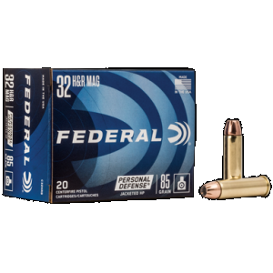 FEDERAL Premium Personal Defense 32 H&r Magnum Jacketed Hollow Point 85 Grain 20 Rounds