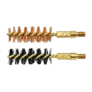 Otis FG345NB Bore Brush Set 44 Mag/458/45/460/450/454 Cal 8-32" Thread 2" Long Bronze/Nylon Bristles 2 Per Pkg