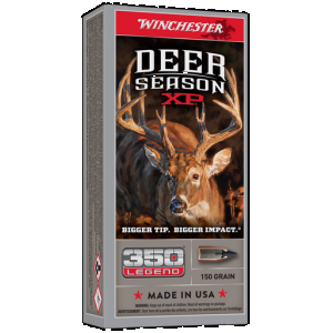 WINCHESTER Deer Season Xp Rifle Ammo 350 Legend 150 Gr. Ext Point Polymer Tip 20 Rd