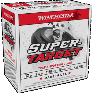 WINCHESTER Ammo Trgt11507 Super-target Light Target 12gauge 2.75" 1oz 7.5shot 25 Rounds