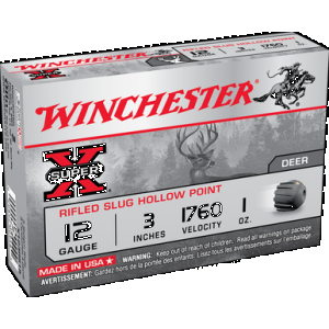 WINCHESTER Super-x Rifled Slug Hp 12 Ga. 3 In. 1 Oz. Slug 5 Rd.