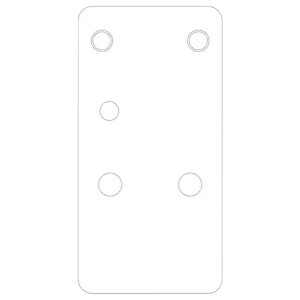 Beretta USA EUS03063 APX A1 Carry Optic Plate Black, Fits Beretta APX A1 Carry, Holosun K Series Pattern Footprint Mount
