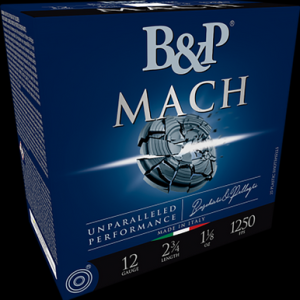 B&P F2 Mach Shotgun Loads 12 ga. 2.75 in. 1 oz. 1300 FPS 8 Shot 25 rd.