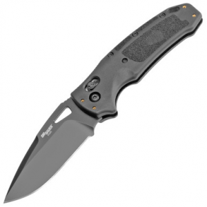 Hogue Sig Sauer K320 Nitron Folding Knife Black 3.5 in. Able Lock Drop Point