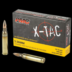 PMC X-tac 5.56 Nato Fmj-bt 55 Grain 200 Rounds