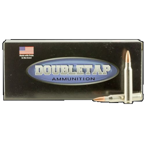 DOUBLETAP Ammunition 338l300lr Longrange Rifle 338lapuamag 300gr Hollow Point Boat Tail 20 Rounds