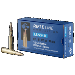 Prvi Partisan PPU PP76254F 7.62x54mmR Full Metal Jacket 182 Grain 20 Rounds