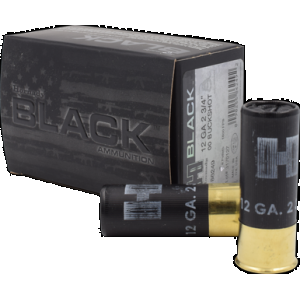 Hornady Black Buckshot Load 12 Gauge 2.75 in. 8 Pellets 00 Buck 10 rd.
