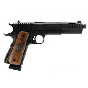 Arsenal Firearms Dueller Prismatic Double Barrel Pistol - Black | .45ACP | 6.5" Twin Ported Barrels | 7+7 Parallel Mag | Walnut Grips