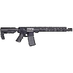 Patriot Ordnance Factory 02316 P-15 Base 5.56 NATO 10+1 16.50" Black Anodized A2 Style Grip