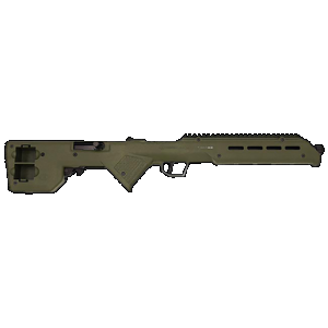 DESERT Tech Trkrf2218grn Trek-22 Rifle 22lr 18" Free Floating Steel Barrel Polymer Stock
