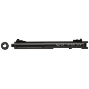 Tactical Solutions PL6TEMBRF Pac-Lite Barrel 22 LR 6" Threaded & Fluted, Drilled & Tapped, Adj. Sights, Black Anodized for Ruger Mark I/II/III & 22/45